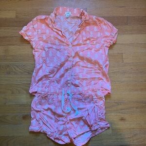 J. Crew Pink pineapple pajamas